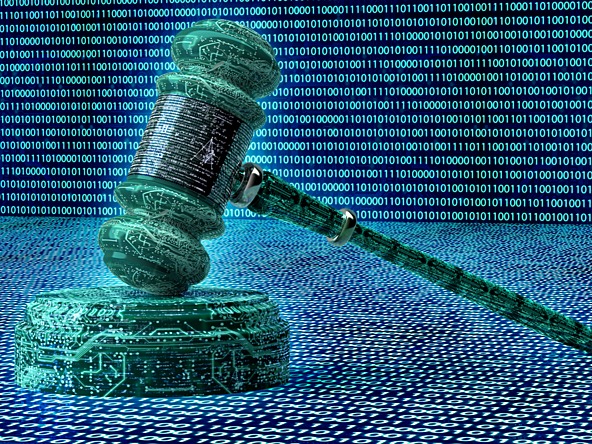 Data protection law abstract image